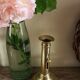 Candlestick flambeau brass pusher