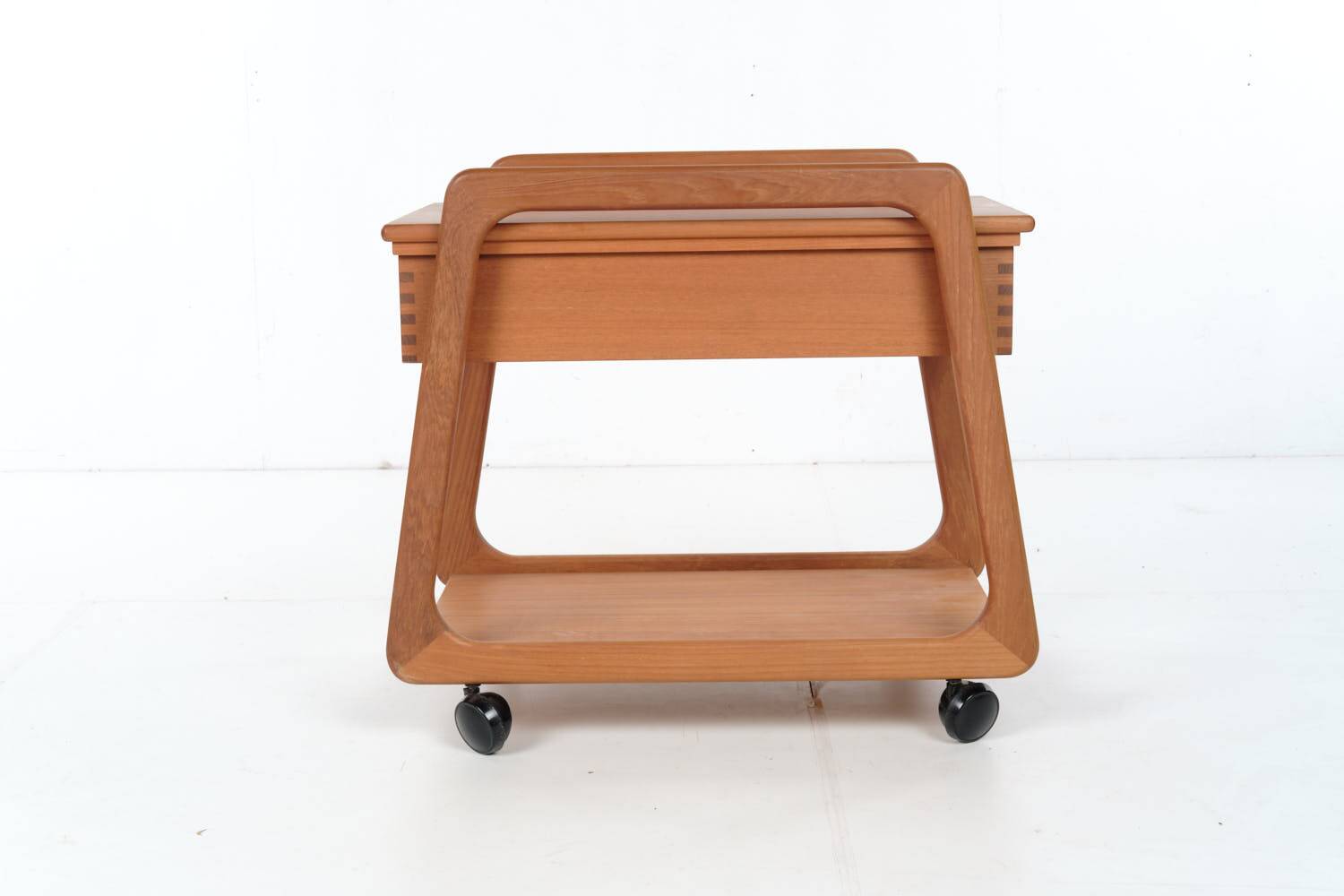 Chariot à couture Sika Mobler, teck, Danemark, vintage, années 1960