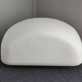Large square ceiling/wall light in vintage opaline