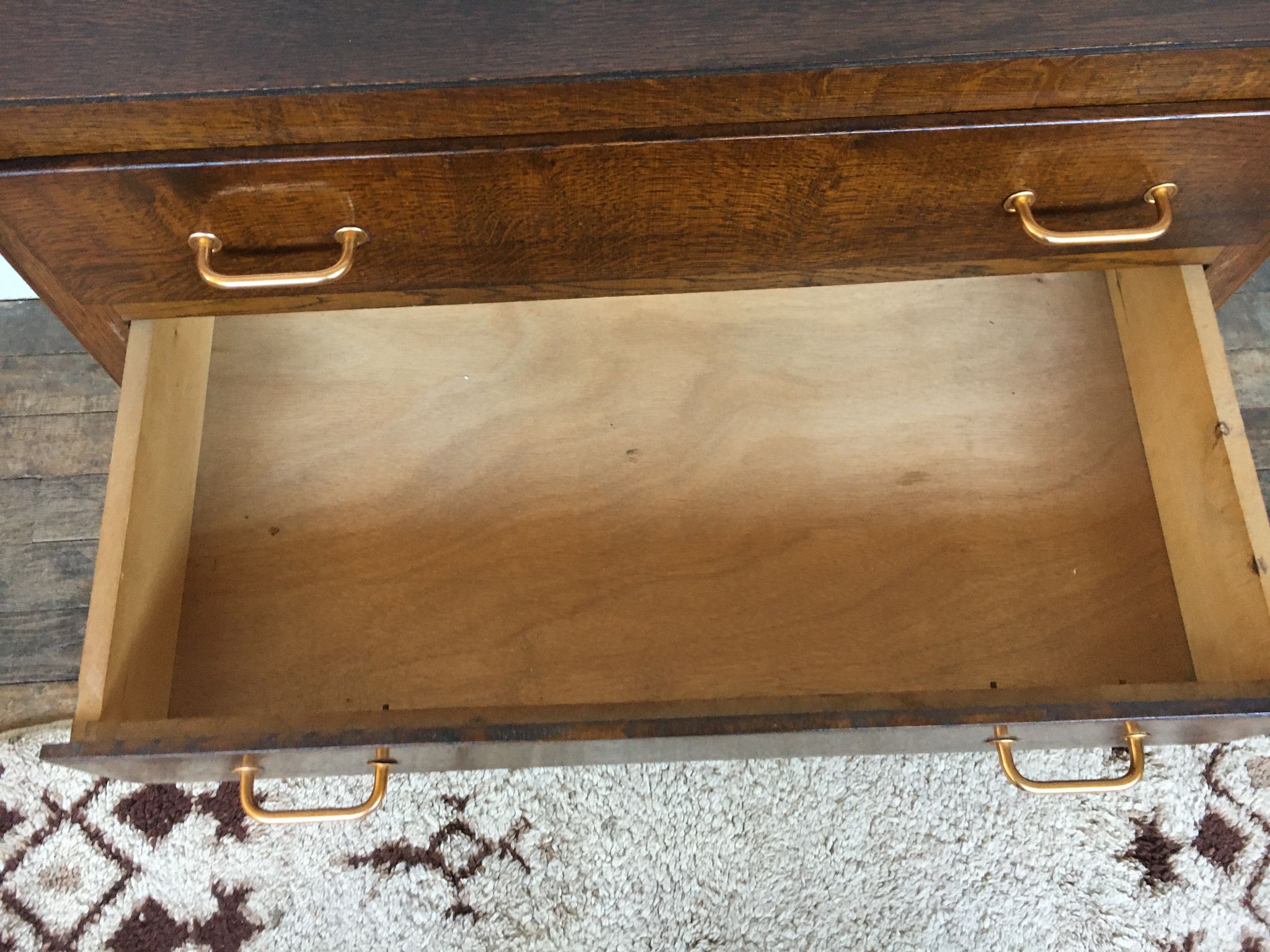 Former Vintage weekly ragsmaker 1950/1960 - retro - 4 drawers - compass feet - oak