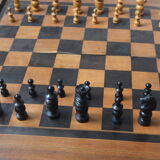 Vintage wooden chess