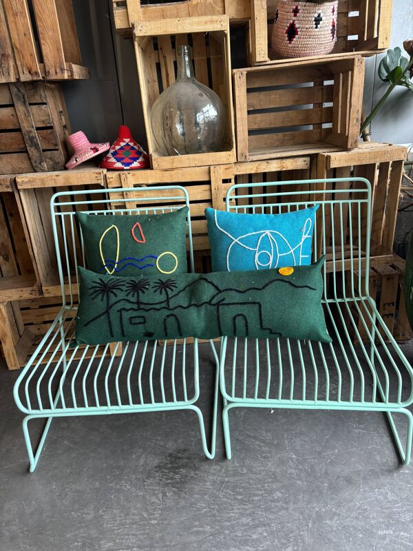 Fauteuil extérieur ou intérieur en fer forgé