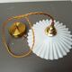 Suspension vintage opaline blanche