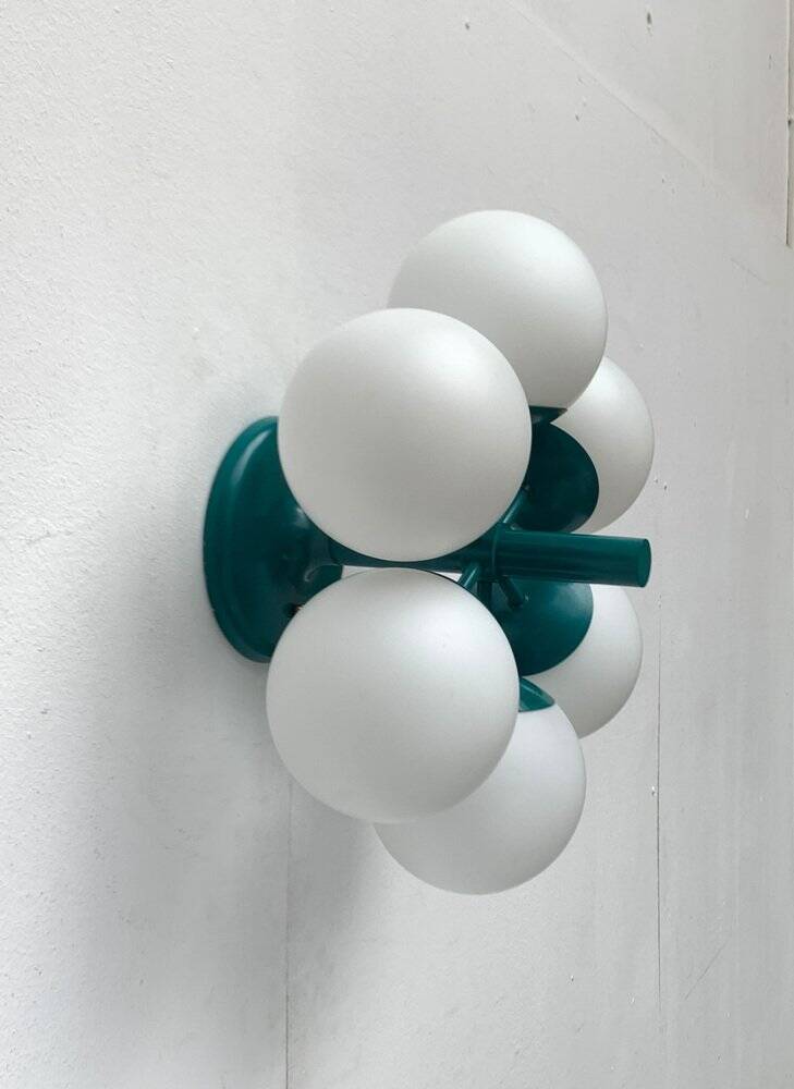 Mid-century German space-age suspension by Kaiser Leuchten, 1960s, set of 2.