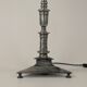 Antique French Table Lamp Silver Bronze Elegant Decoration