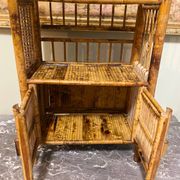 Vintage bamboo shelf