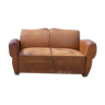 Sofa and armchair club leather