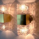 Pair of wall lamps Maison Sciolari, Italy, 1970