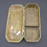 Old brass box