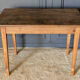 Oak farmhouse table Late nineteenth original patina