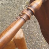 Wall shelf Napoleon III solid walnut