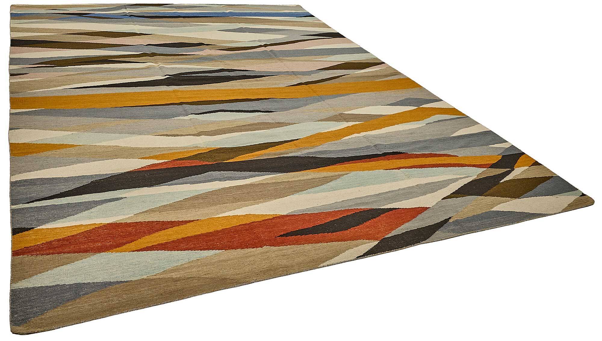 Contemporary Tribal Decorative Kilim 317 cm x 433 cm