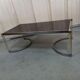 Plexiglas and iron coffee table
