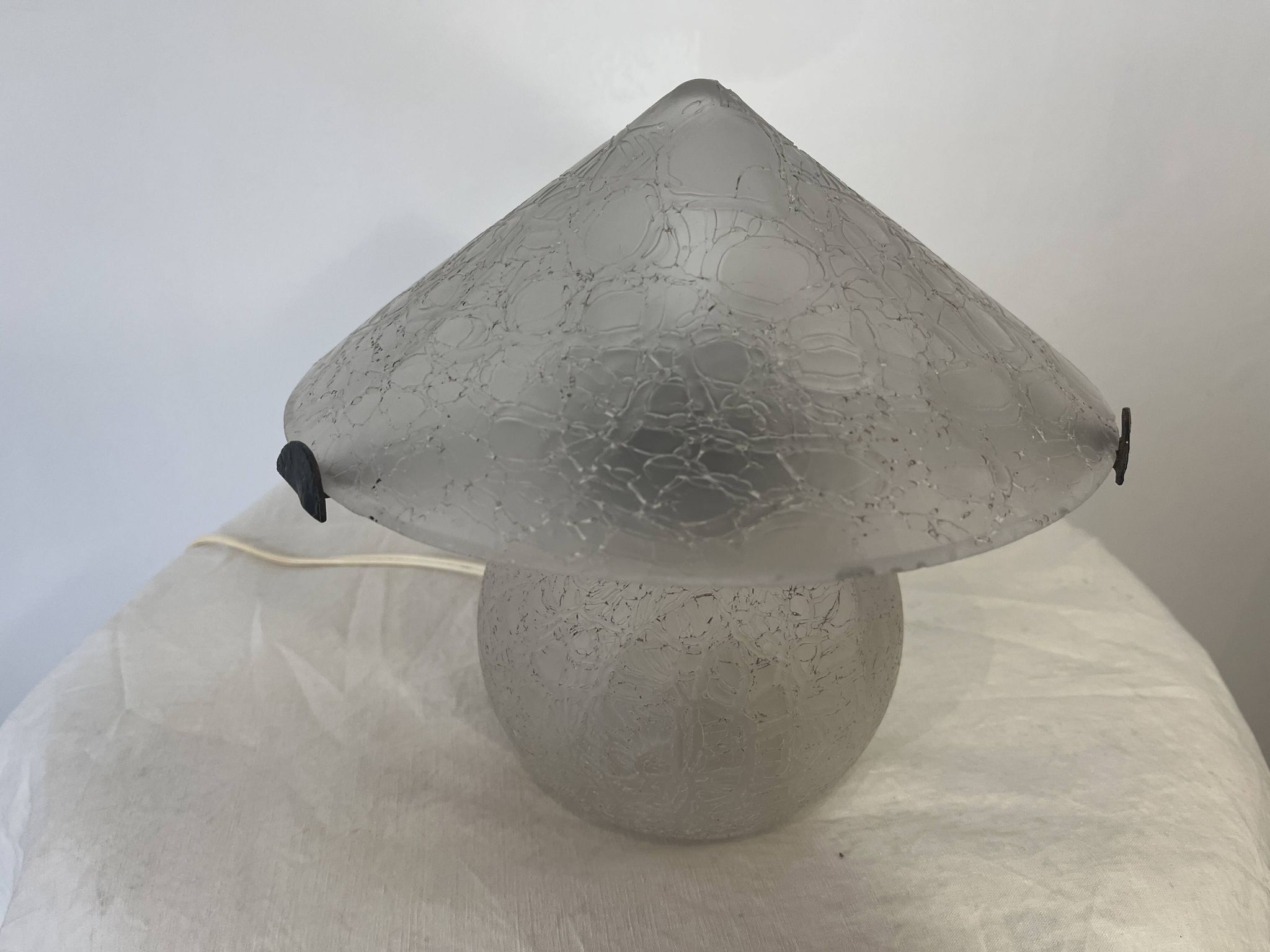 lampe champignon art déco