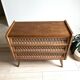 Commode bois et rotin