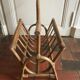 Rattan magazine holder