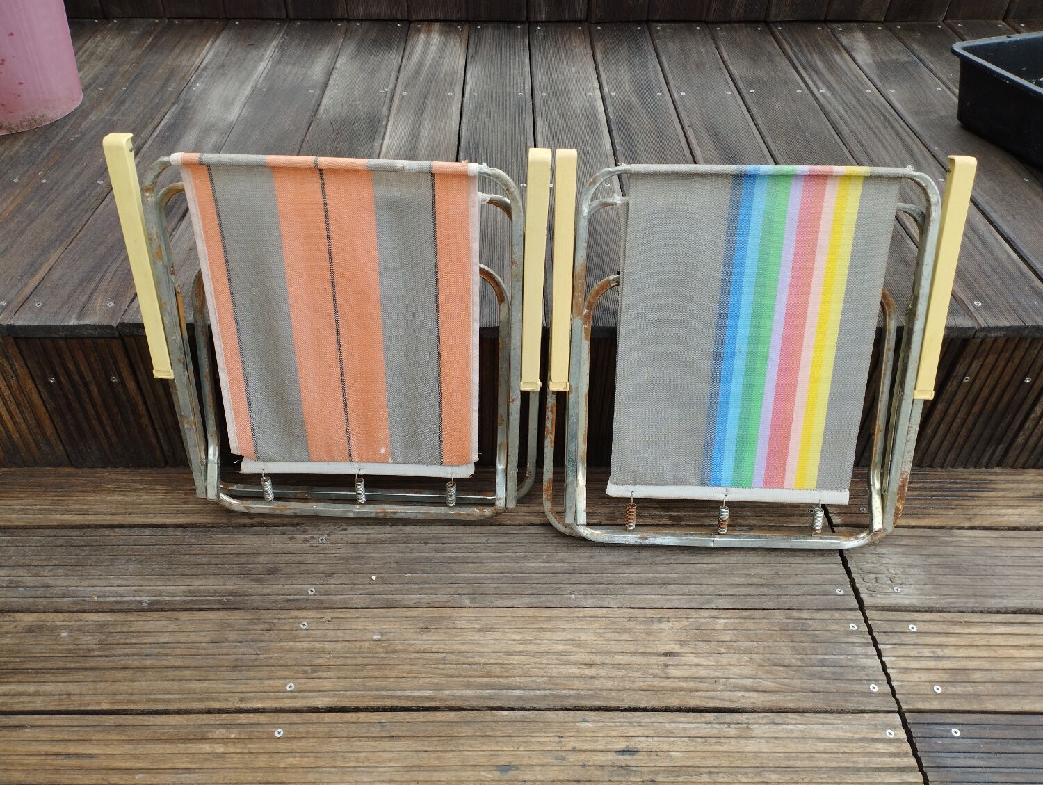 Leroline folding armchairs 70s