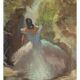 Peinture, huile sur toile, Les danseuses, signé Spadolini, début du XXème s