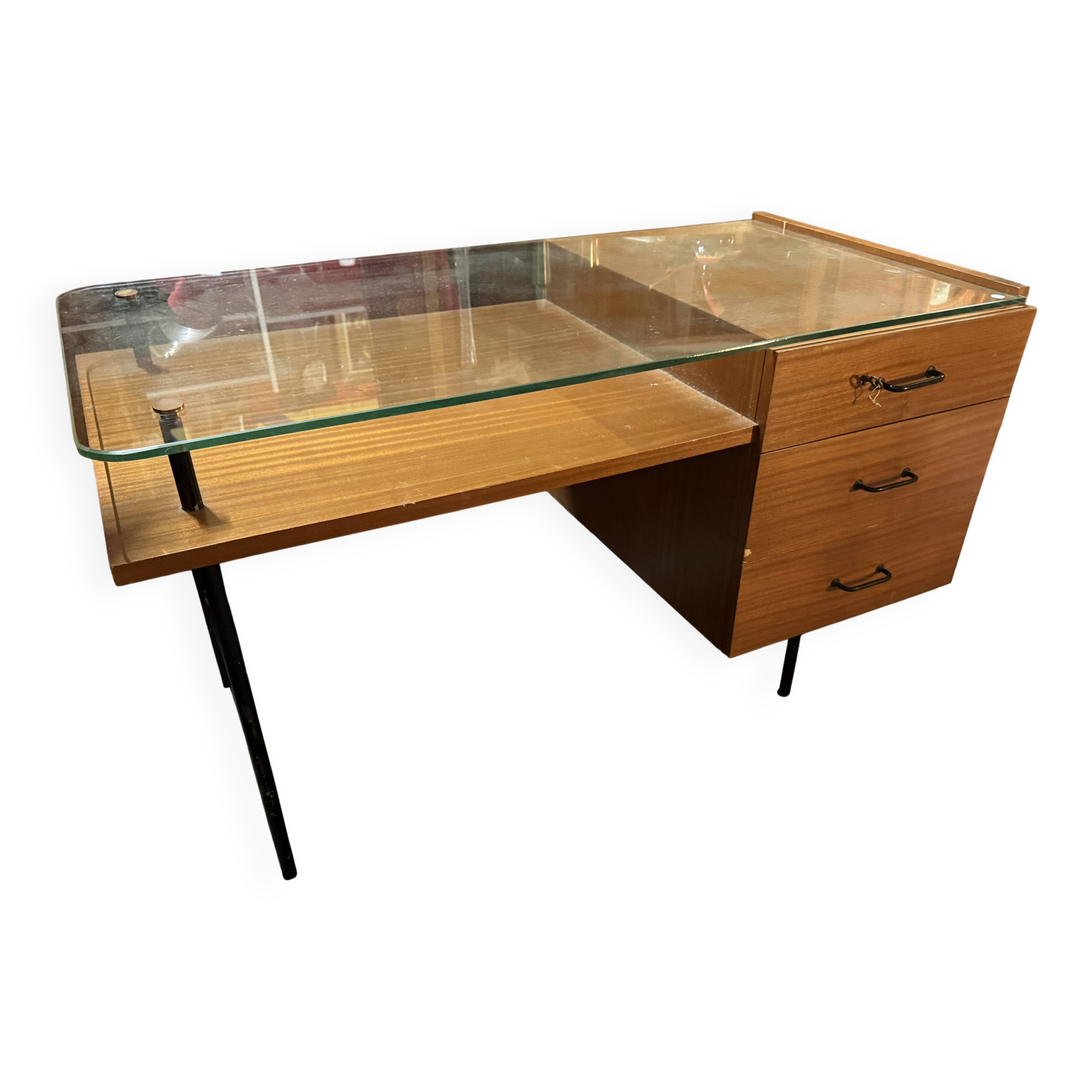 Desk in the style of Jacques Hitier