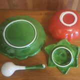 Vintage tomato-shaped slurry