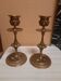 Pair of gilded bronze candlesticks Napoleon III