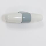 Double Bauhaus Wall Light Grey Wilhelm Wagenfeld by Linder Germany, 1950