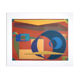 Al HELD, Pradorama, 1991. Original lithograph signed and numbered