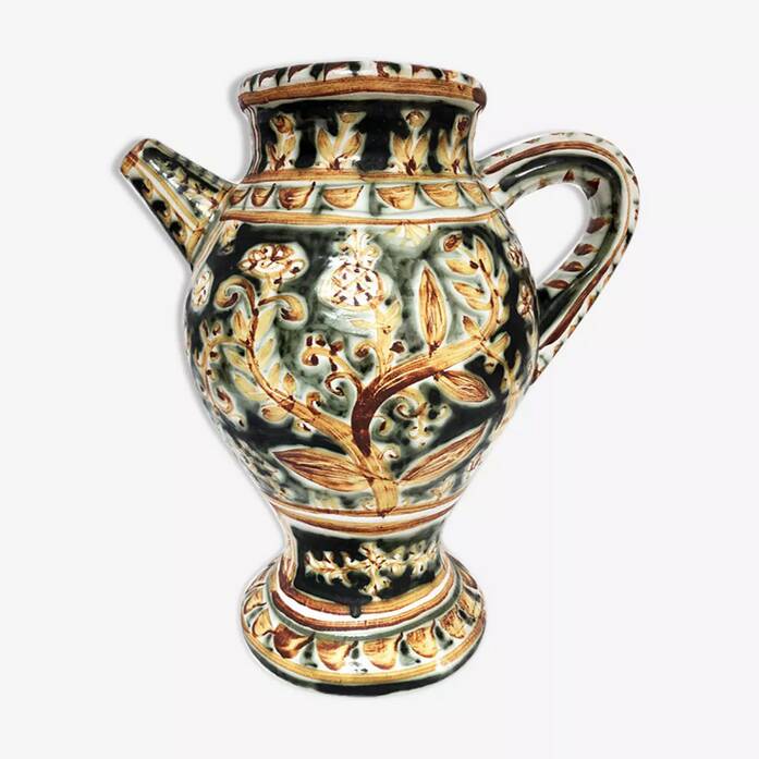 Kéraluc Quimper earthenware goat by Yvain – 1960