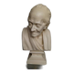 Voltaire bust in plaster 60cm th mid 20th century