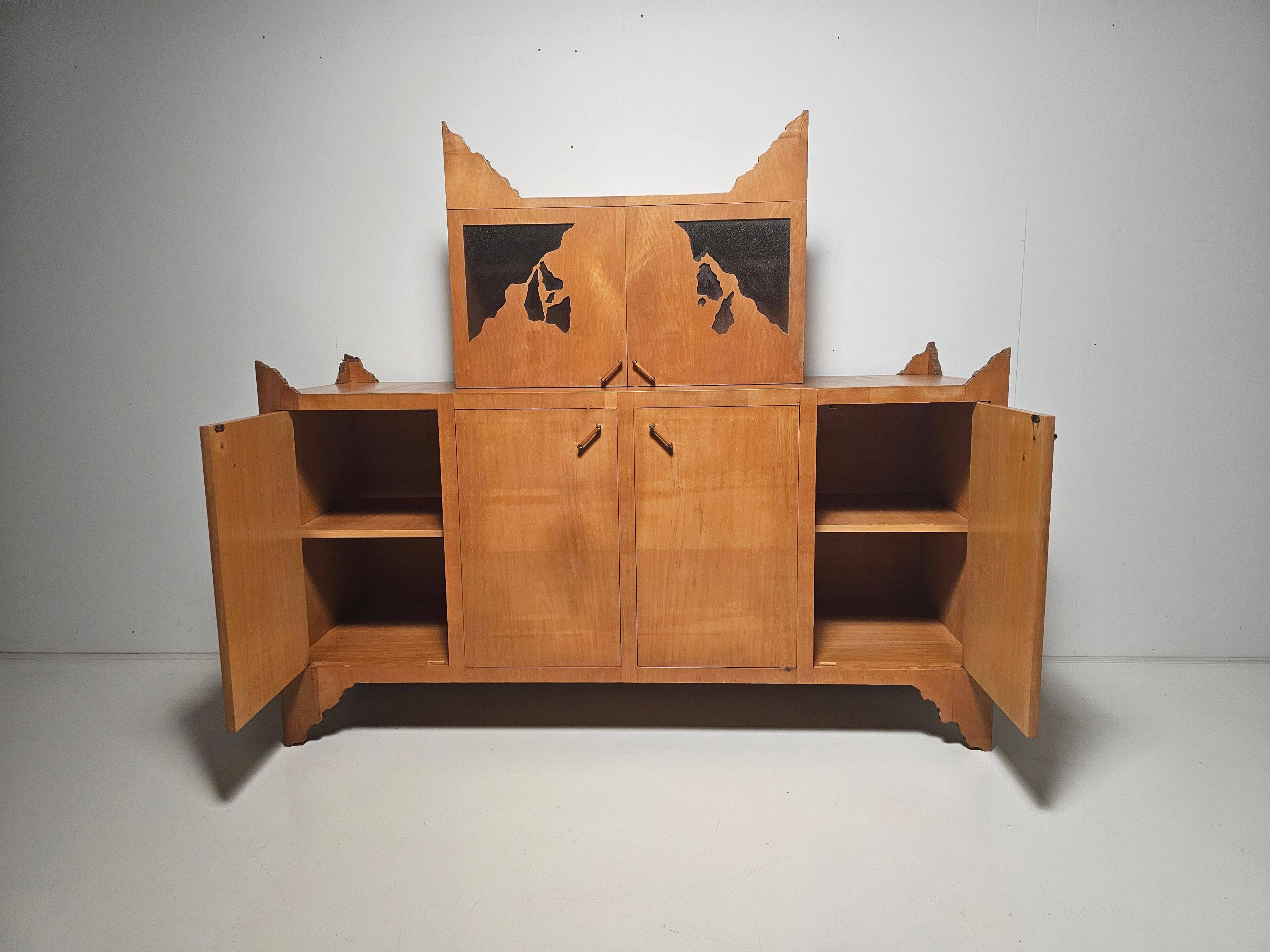 Buffet Breccia designed by Ugo La Pietra, Italy, 1980s