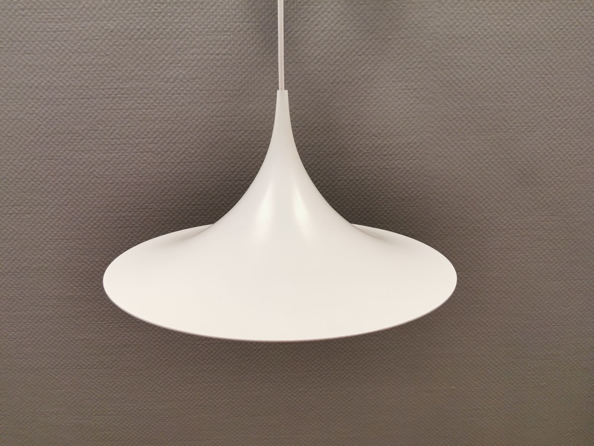 Semi hanging lamp, designed by Claus Bonderup & Torsten Thorup for Danish Fog & Mørup in 1974