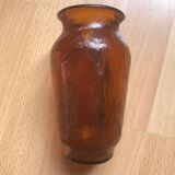 Retro vintage Henkel orange vase