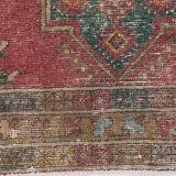 4x9 traditional hand-made vintage rug 284x134cm