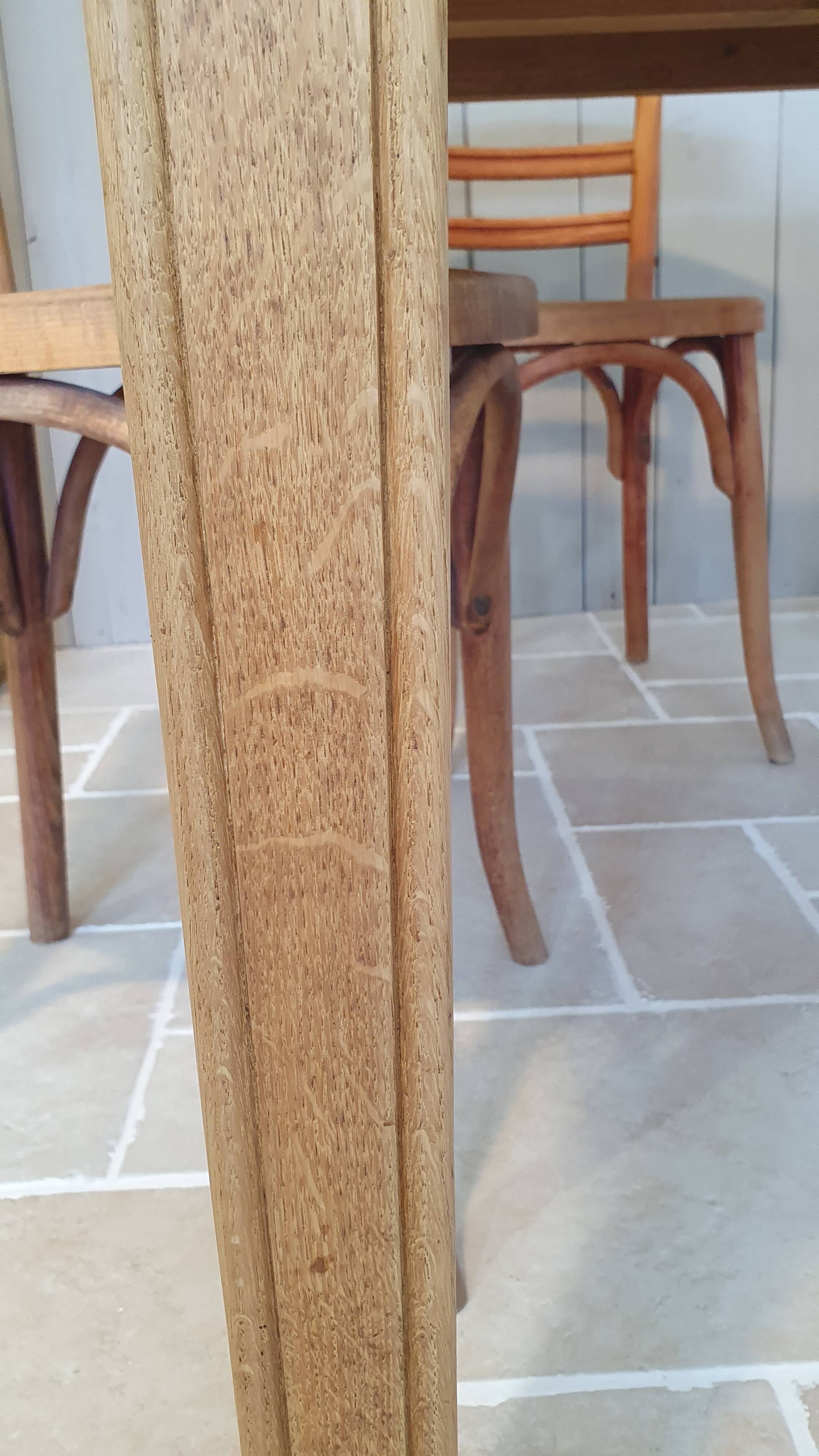 Solid wood kitchen table