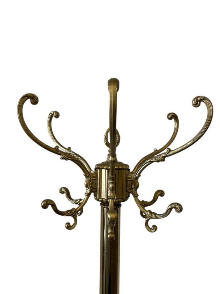 Vintage Gold Coat Rack / Floor Coat Rack