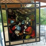 Stained glass window 28x26
