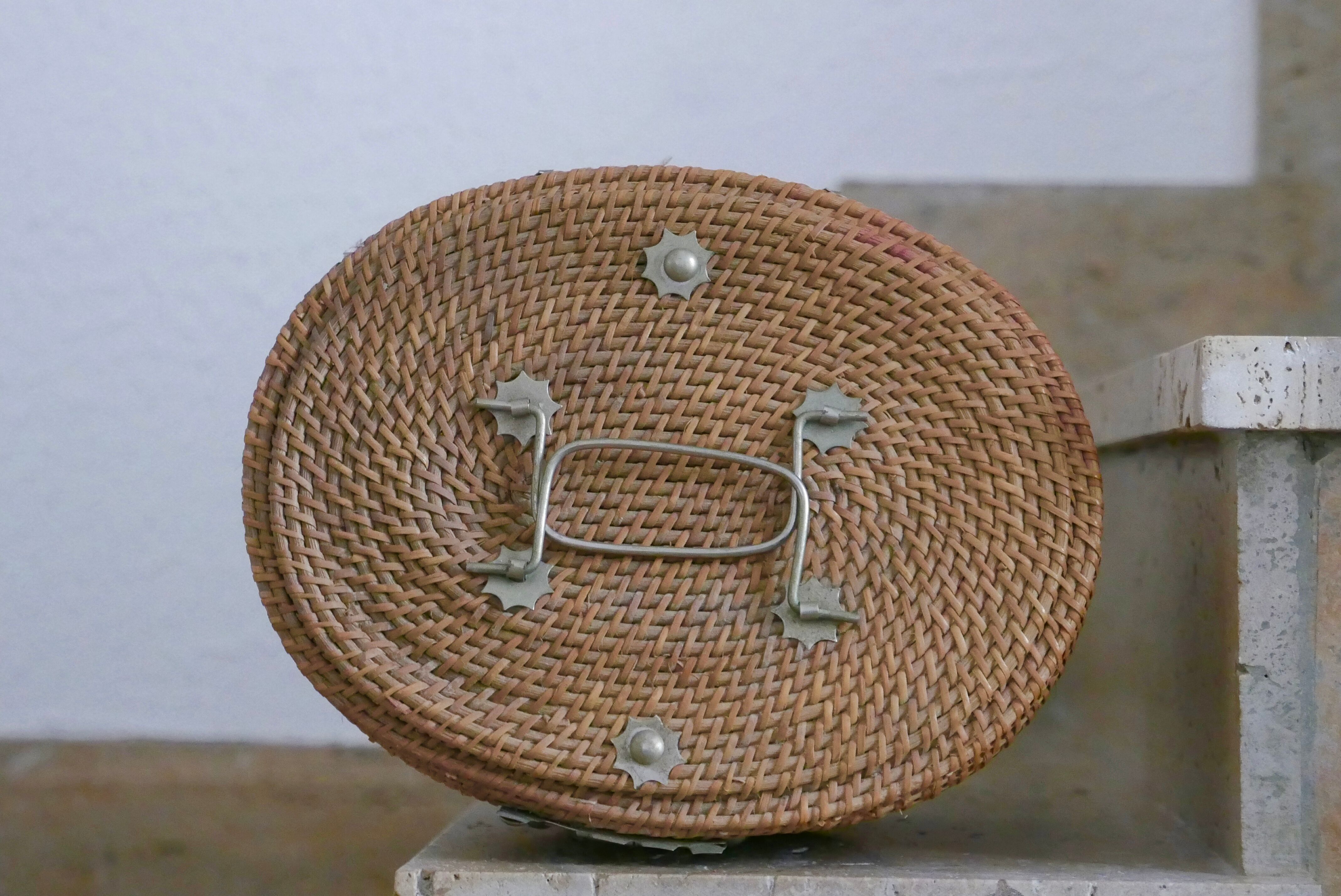 Vanity wicker box, 60s