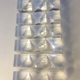 6 portes couteaux plexiglas/résine prisme vintage