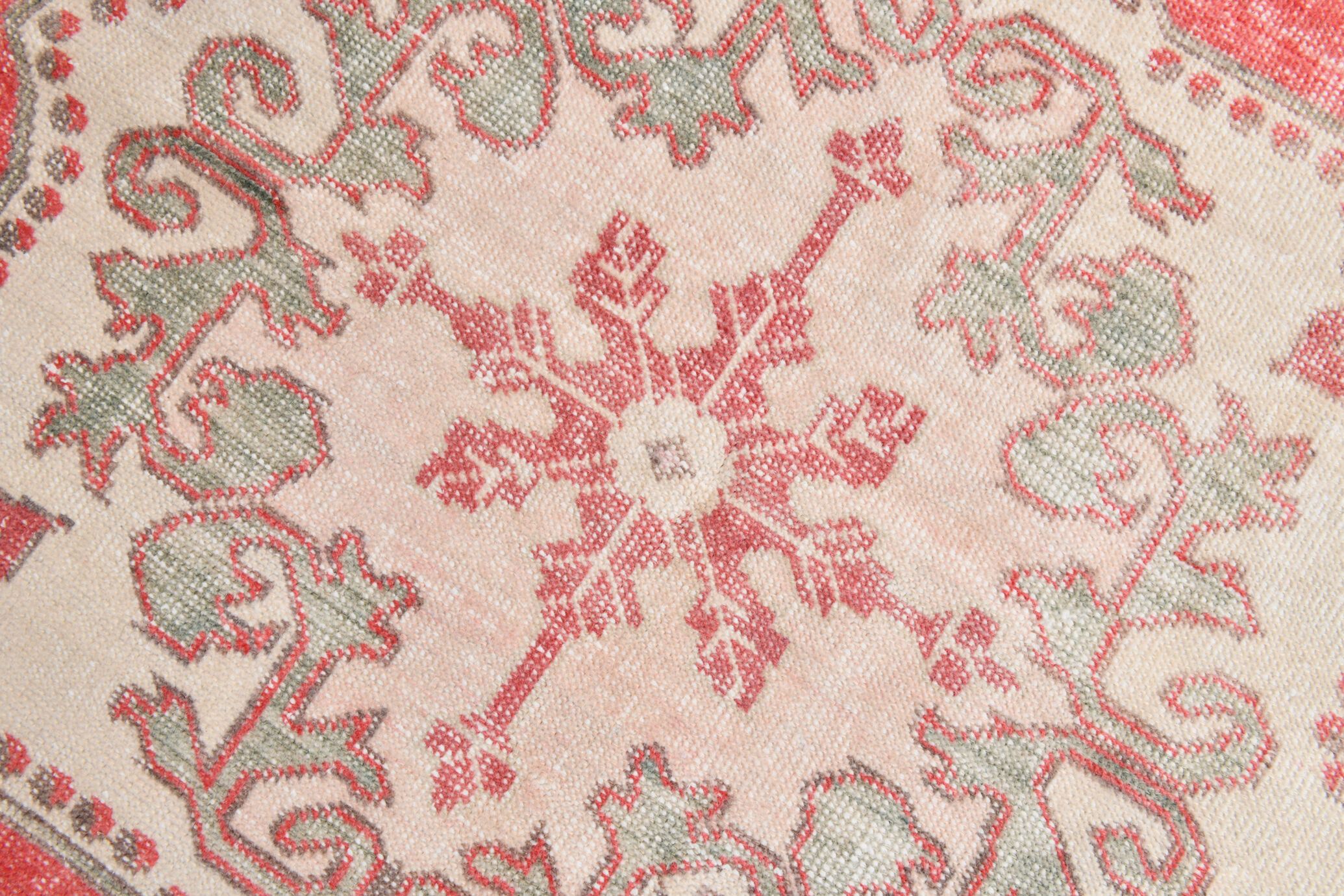 4x7 anatolian handmade vintage rug 215x138cm