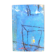 Contemporary art painting, study on a blue background