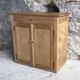Parisian sideboard in raw wood - vintage 1960