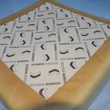 Roche Bobois leather pouf, 1970s