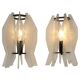 Pair of Space Age Plexiglass Table Lamps, 1970s
