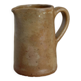 Vintage milk jug rustic speckled stoneware