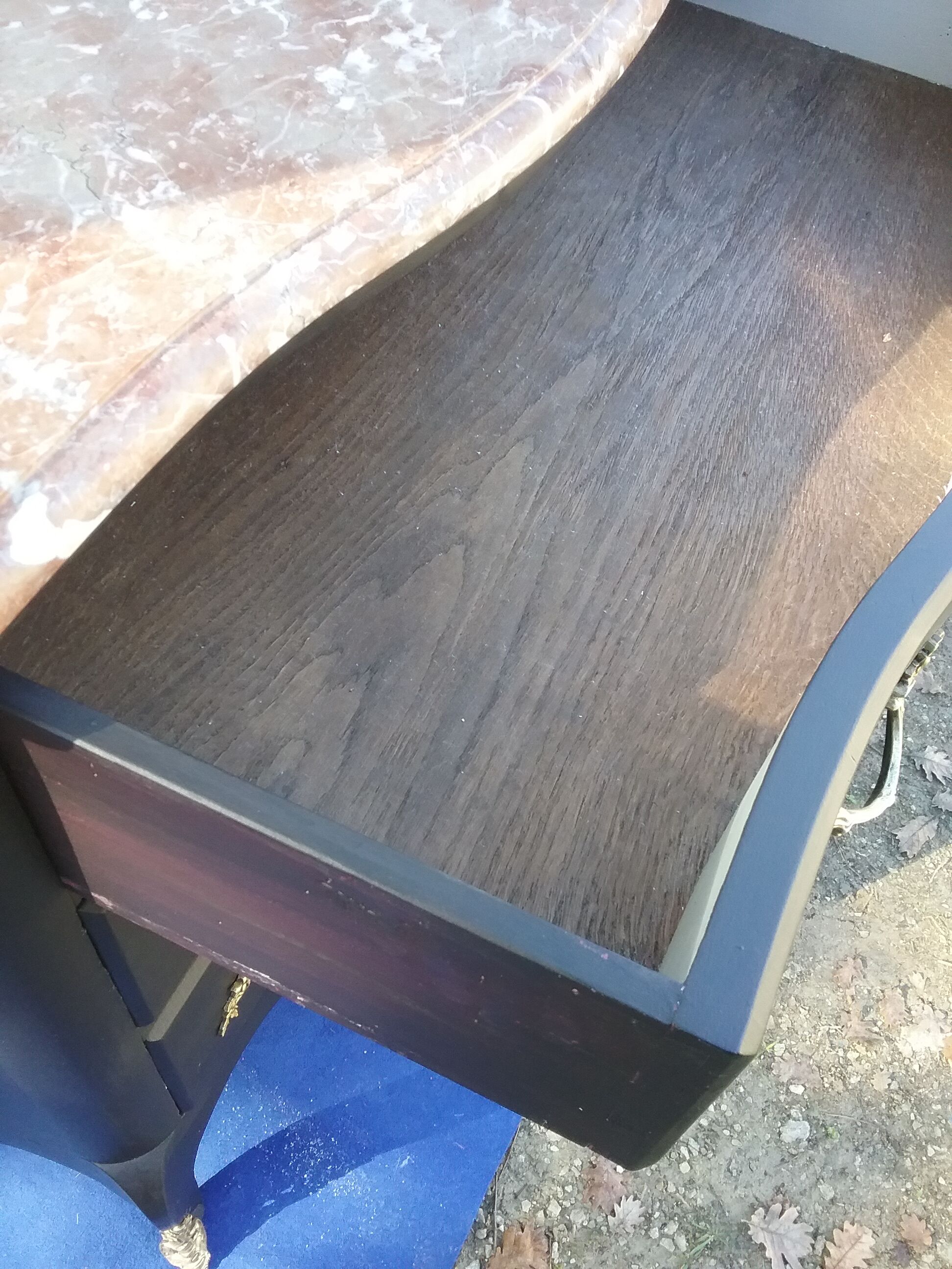 Black chest of drawers style L XV