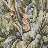 6 Louis XV style solid wood chairs with jacquard upholstery.