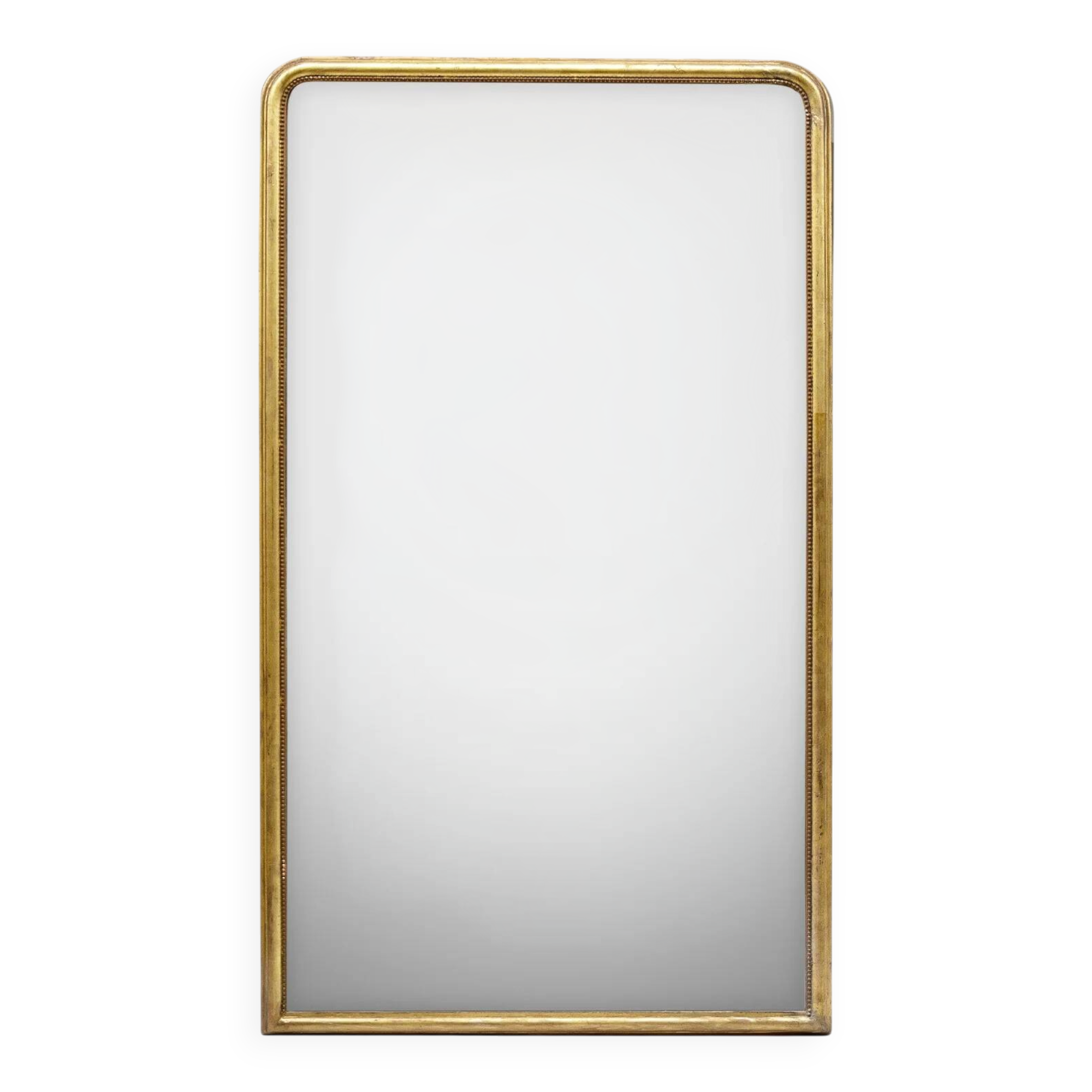 Monumental 19th-century Louis Philippe mirror with slim frame