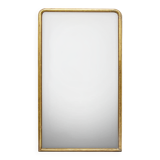 Monumental 19th-century Louis Philippe mirror with slim frame
