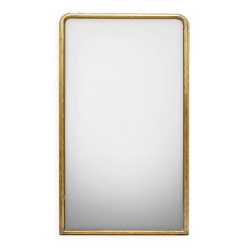 Monumental 19th-century Louis Philippe mirror with slim frame