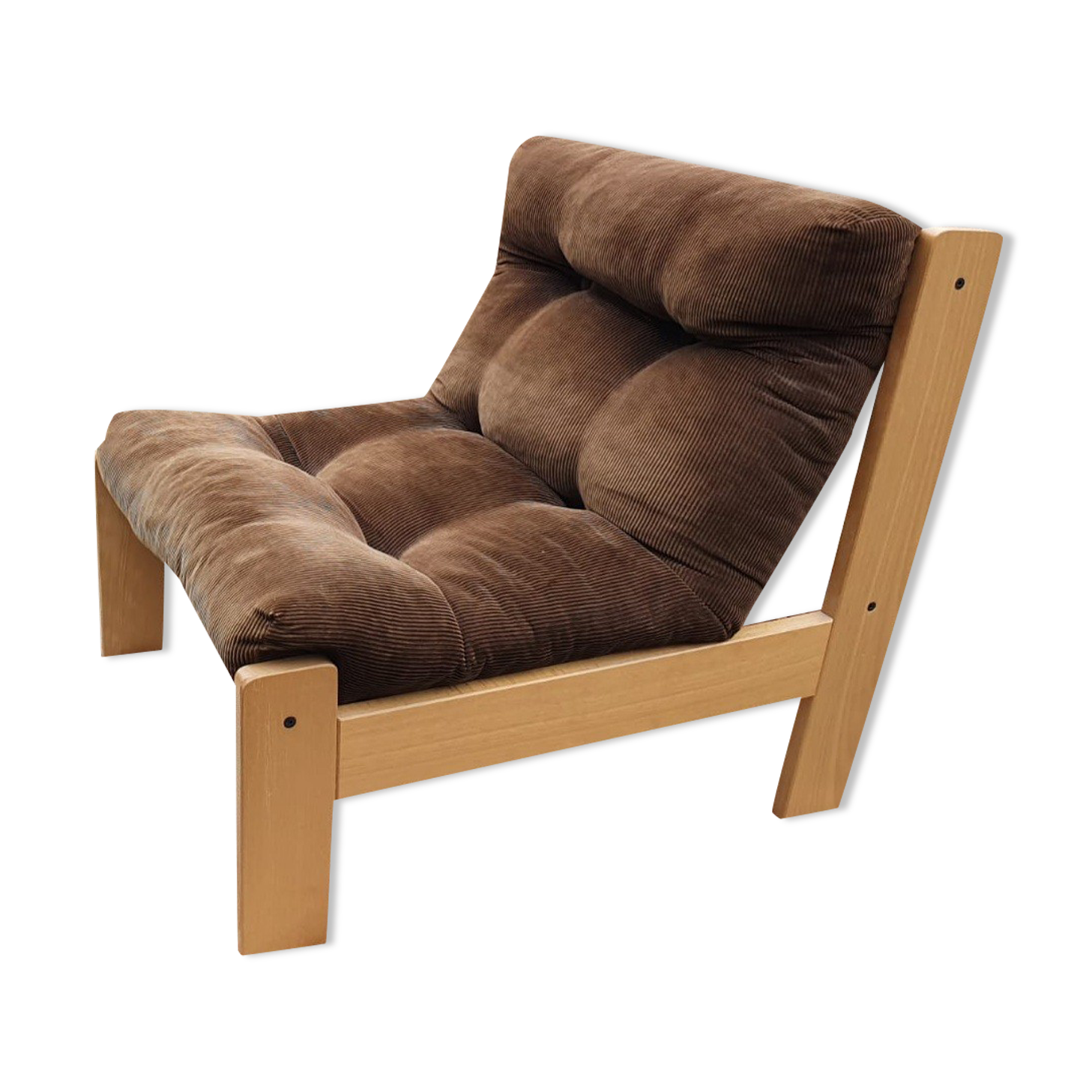 Vintage velvet heater brown year 1970